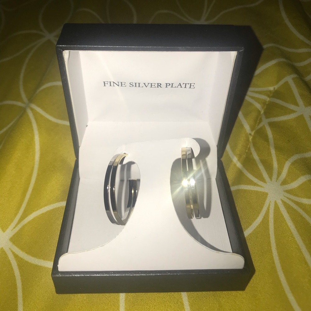 Fine Silver Plate Earrings